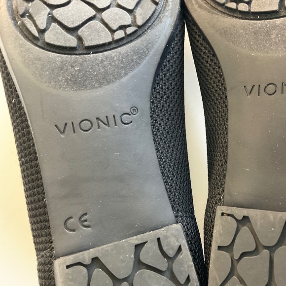 VIONIC Dahlia Knit Flats Black & Tan Size 7 - Picture 7 of 8